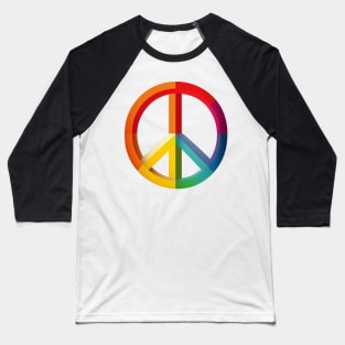 Peace Rainbow Baseball T-Shirt